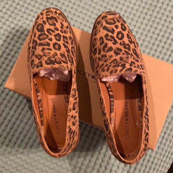 Lucky Brand Shoes - Lucky Brand Leopard Distressed Loafers